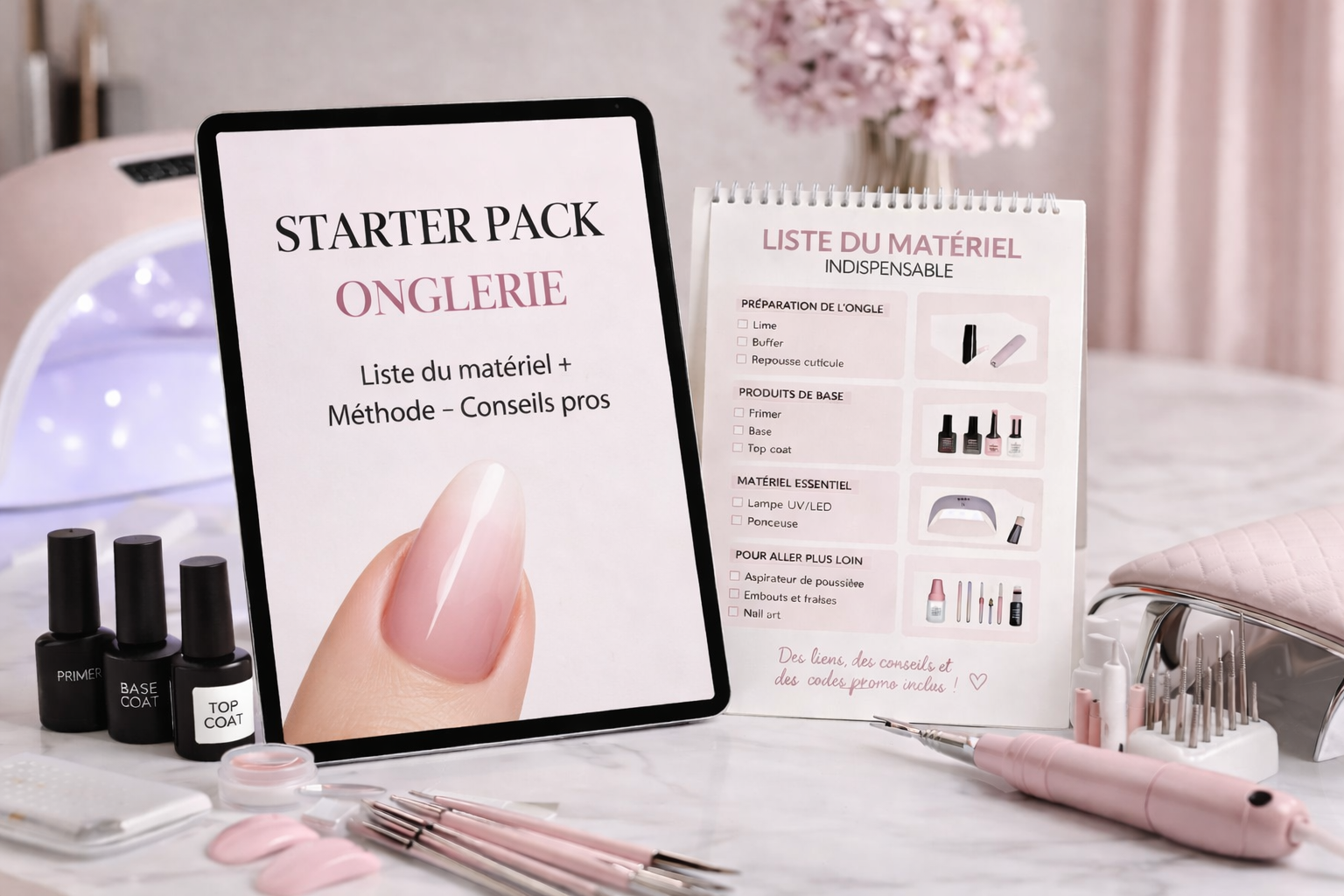 Le starter pack onglerie : liste du matériel + méthode + conseils pro