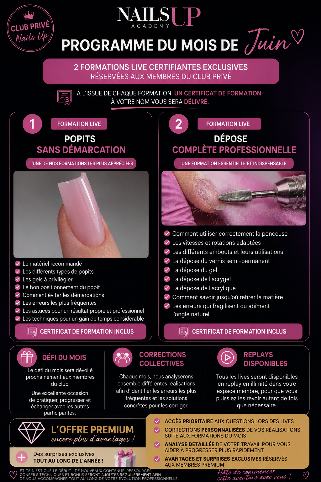 👑 Le club privé Nails Up