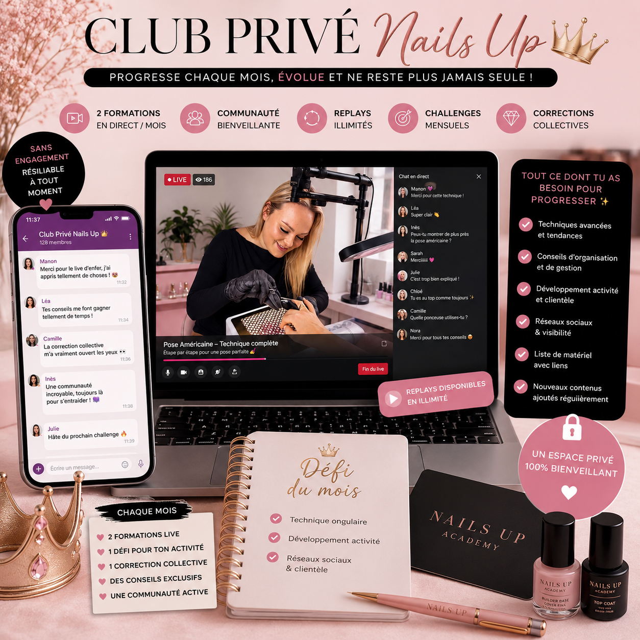 👑 Le club privé Nails Up